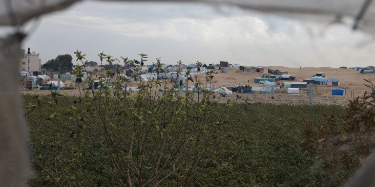 Gaza tents