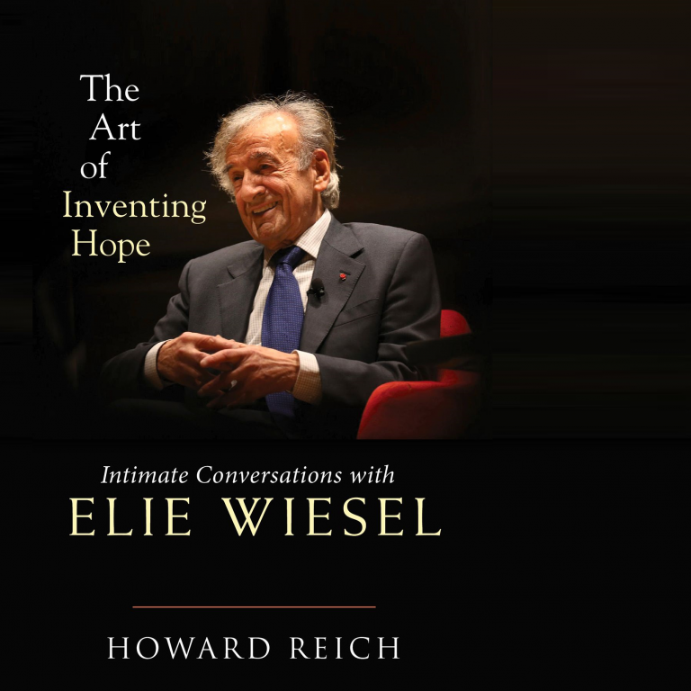 Cover of the book "The Art of Inventing Hope: Intimate Conversations with Elie Wiesel"