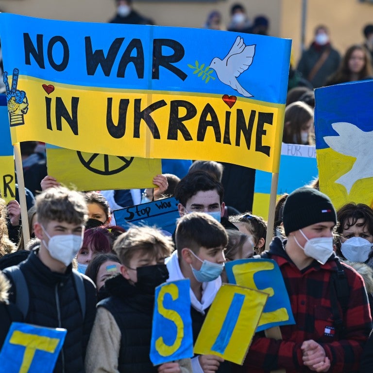 Protest against Russian invasion of Ukraine
