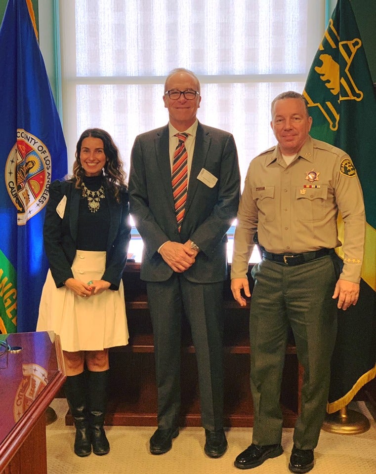 2019-05-29 AJC LA Meets with Sheriff Alex Villanueva