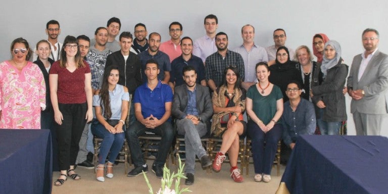 Photo of ACCESS and Mimouna members in Morocco