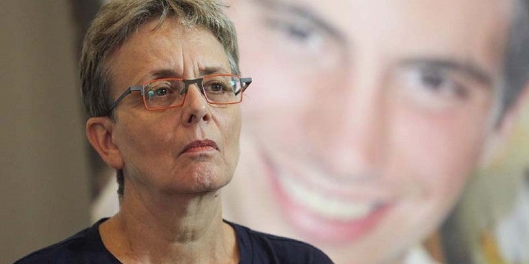Leah Goldin on herson Lt. Hadar Goldin 
