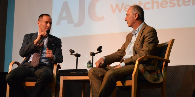 AJC WestFair Director Scott Richman and Martin Fletcher 