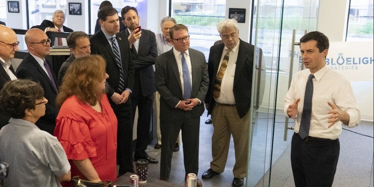 Pete Buttigieg and AJC | Israeli Peace with Palestinian leaders