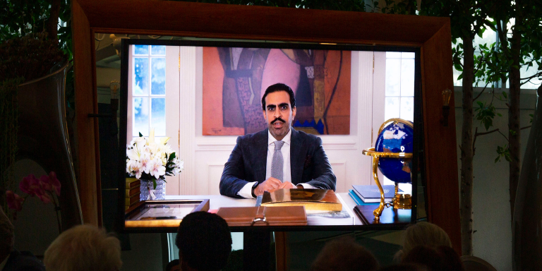 2022-06-28 Bahrainian Ambassador addresses AJC Los Angeles Annual Meeting