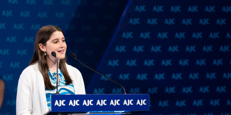 AJC Sharon Greene Award for Campus Advocacy: Lily Cohen Remarks