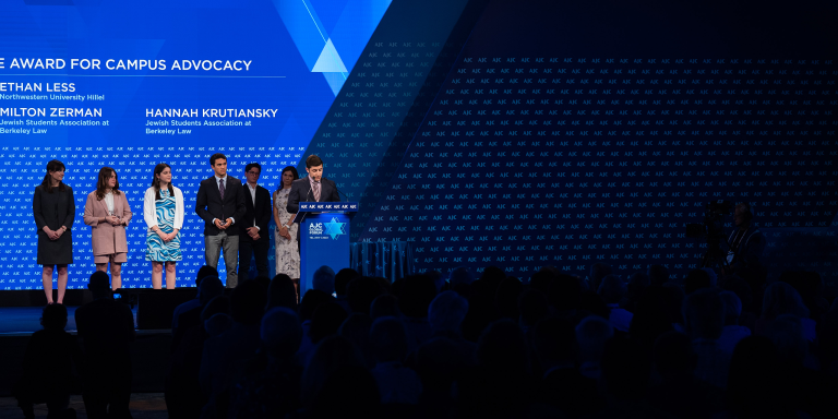 Northwestern, UC Berkeley Students Receive AJC Award for Fighting Campus Antisemitism