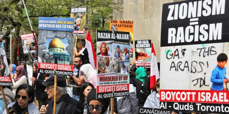 Antisemitism march