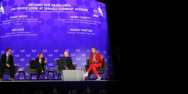 Image of Israeli Journalists at AJC 2024 Global Forum