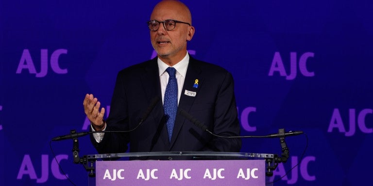 AJC CEO Ted Deutch speaks at Global Forum
