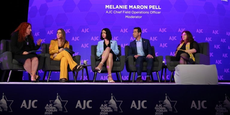 World leaders from Africa, Europe, and North and South America joined a panel moderated by Melanie Maron Pell, AJC Chief Field Operations Officer at AJC Global Forum 2024
