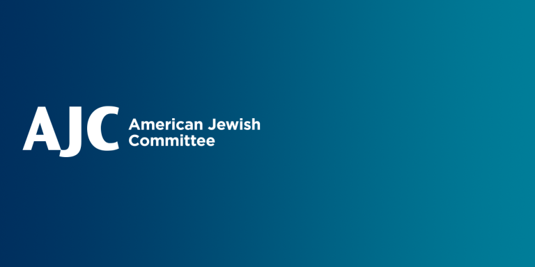AJC Global Forum 2024 - Washington, D.C. - June 9-11 on a purple background with Stars of David