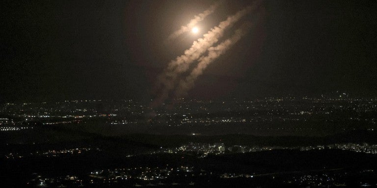 Iranian missile attack against Israel