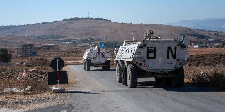 UNIFIL personnel carriers