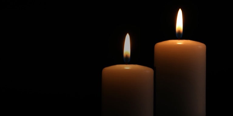 Candles burning