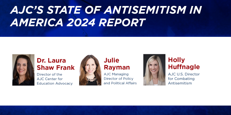  AJC’s State of Antisemitism in America 2024 Report - Advocacy Anywhere powered by AJC