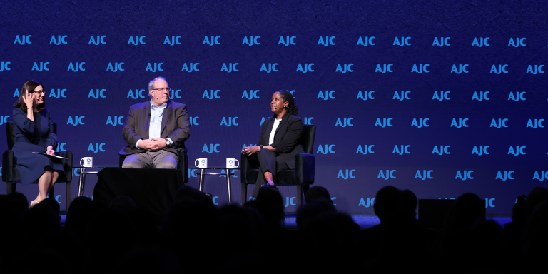 Photo of Education Leaders Speaking at AJC Global Forum 2025
