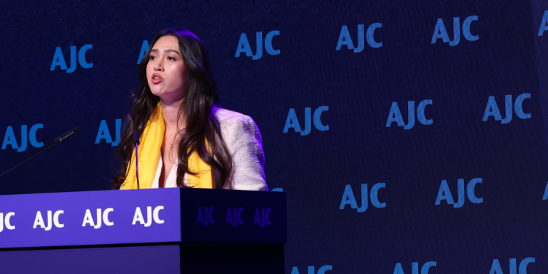 Noa Argamani at AJC Global Forum 2025