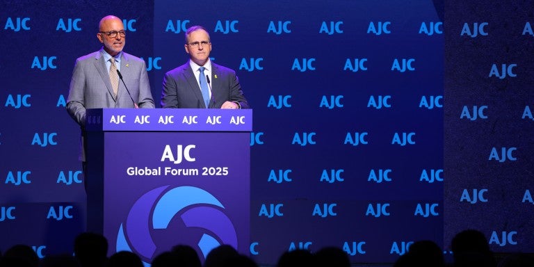 Ted Deutch and Robert Williams at AJC Global Forum 2025