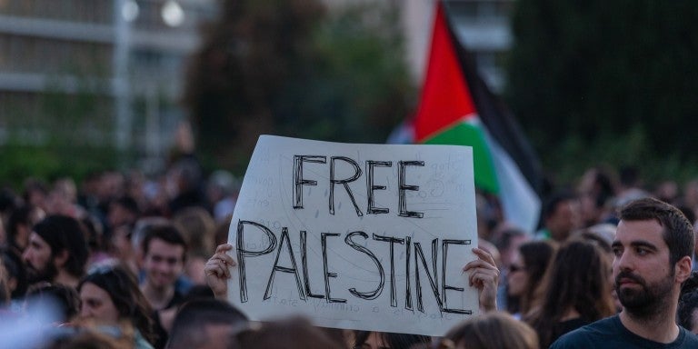 Free Palestine Sign