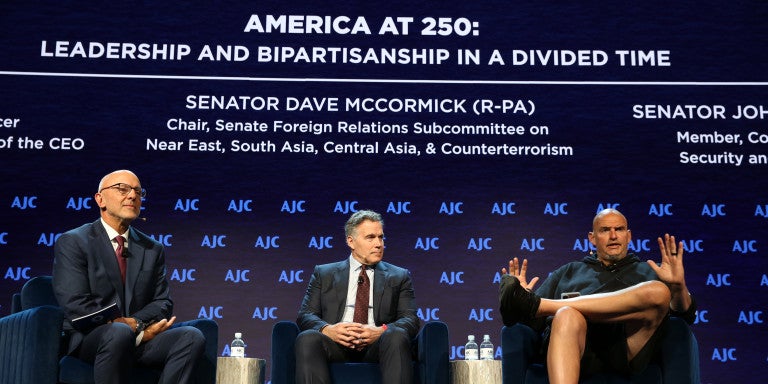 A Bipartisan Conversation with Senators John Fetterman and Dave McCormick | AJC Global Forum 2026