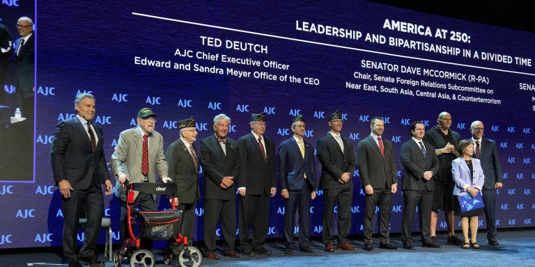 Jewish American veterans being honored at AJC Global Forum