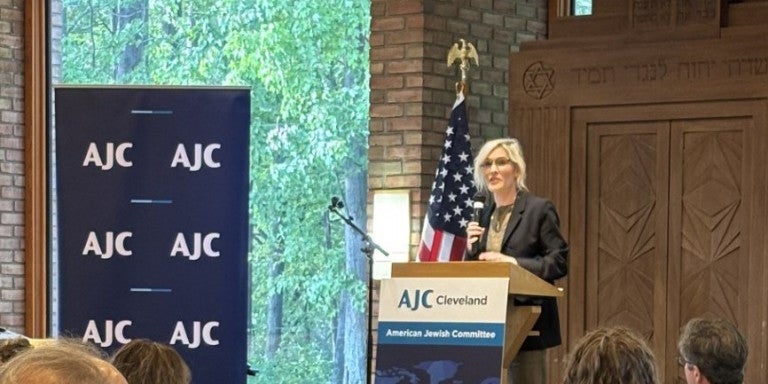 AJC's Holly Huffnagle at AJC Cleveland's Antisemitism in the Age of Algorithms Sept 2026