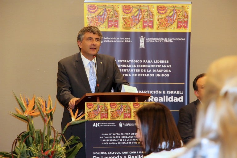 Marcos Peckel, director ejecutivo de la Confederación de Comunidades Judías de Colombia