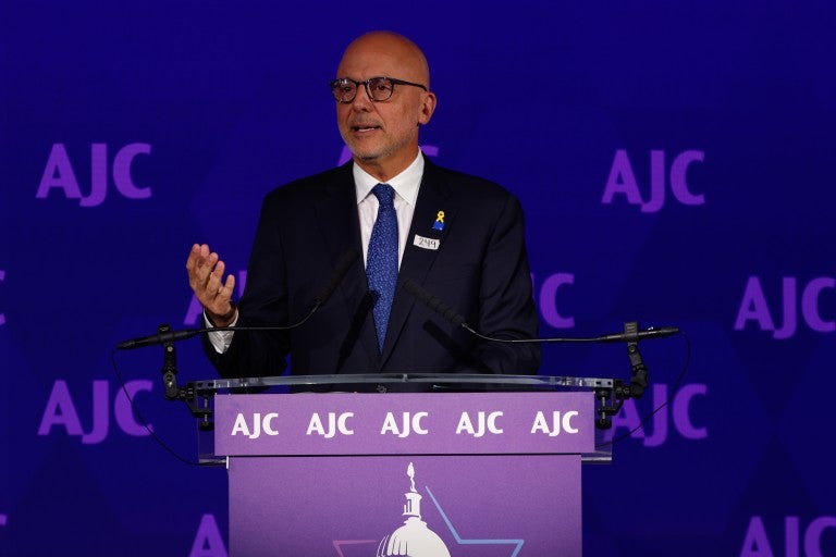 AJC CEO Ted Deutch speaks at Global Forum