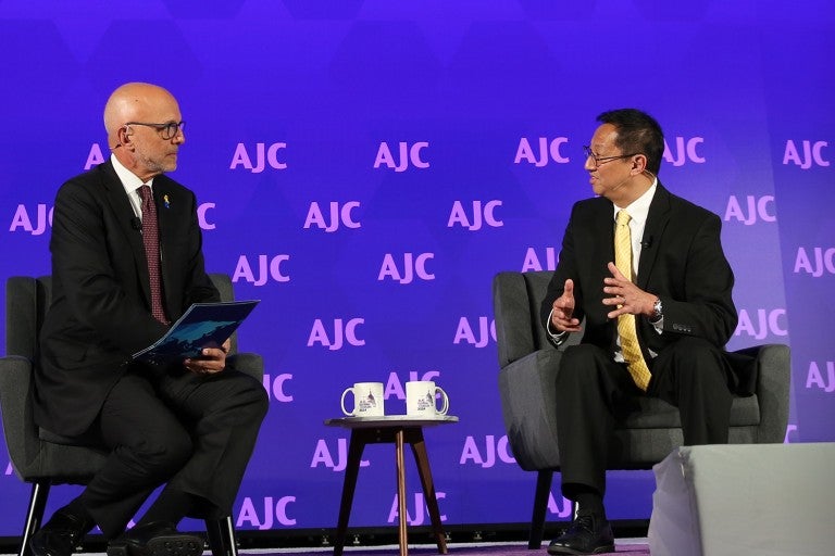AJC CEO Ted Deutch, UM President Santa Ono Tackle Campus Antisemitism