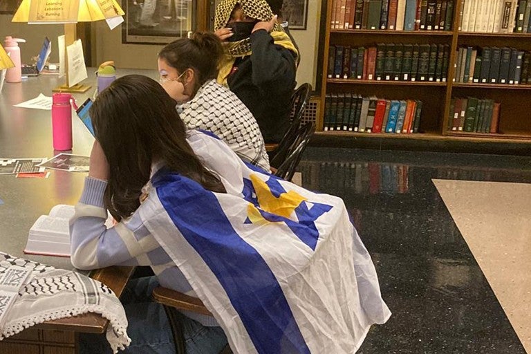 Butler Library Protest