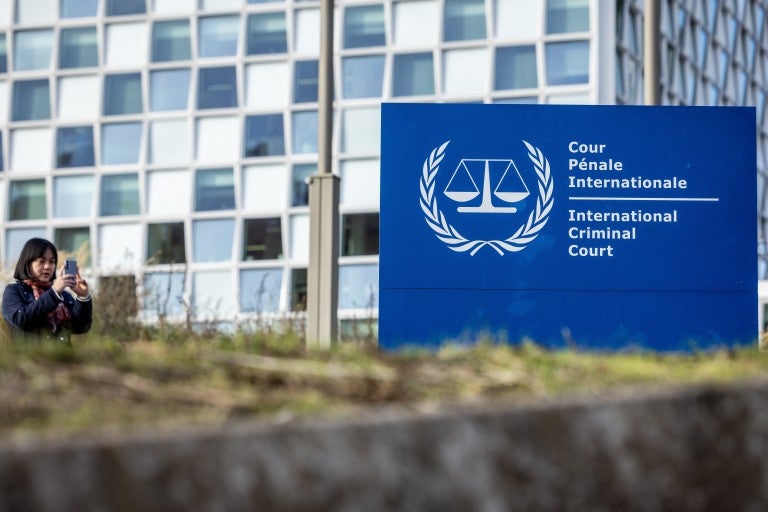 The International Criminal Court (ICC) building is pictured on November 21, 2024 in The Hague. 