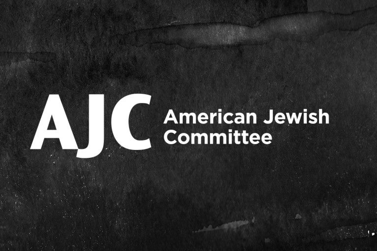 AJC - American Jewish Committee in black and white