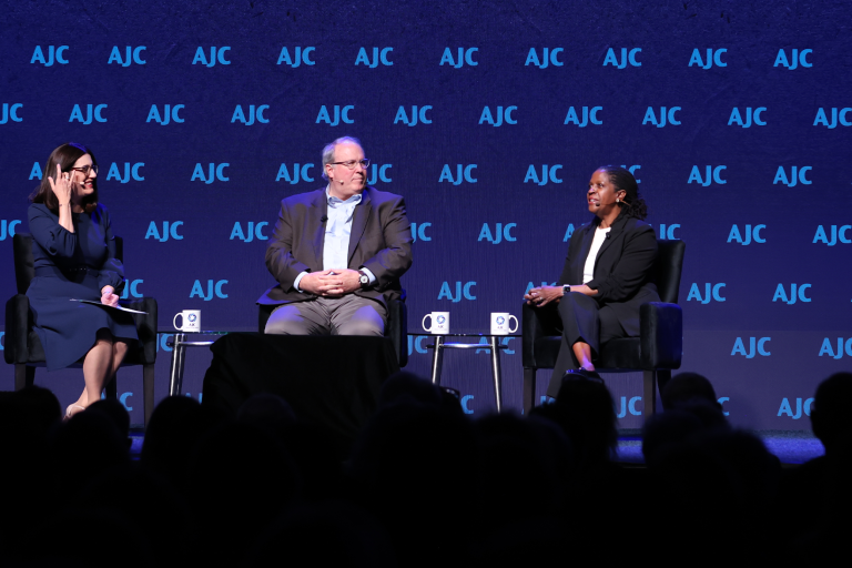 Photo of Education Leaders Speaking at AJC Global Forum 2025