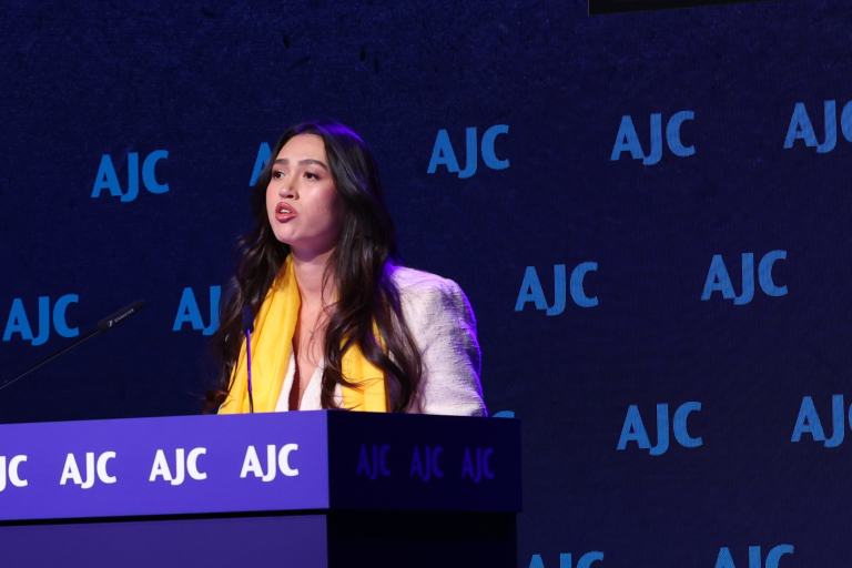 Noa Argamani at AJC Global Forum 2025