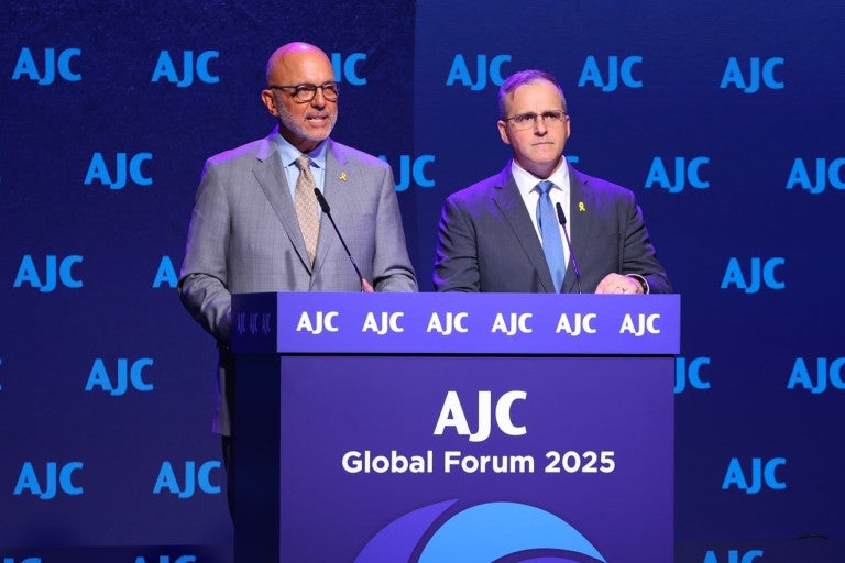 Ted Deutch and Robert Williams at AJC Global Forum 2025