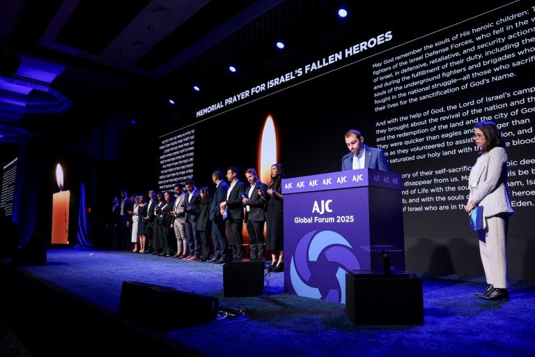 Honoring Israel’s Fallen: Yom HaZikaron at AJC Global Forum 2025