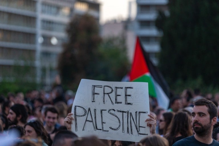Free Palestine Sign