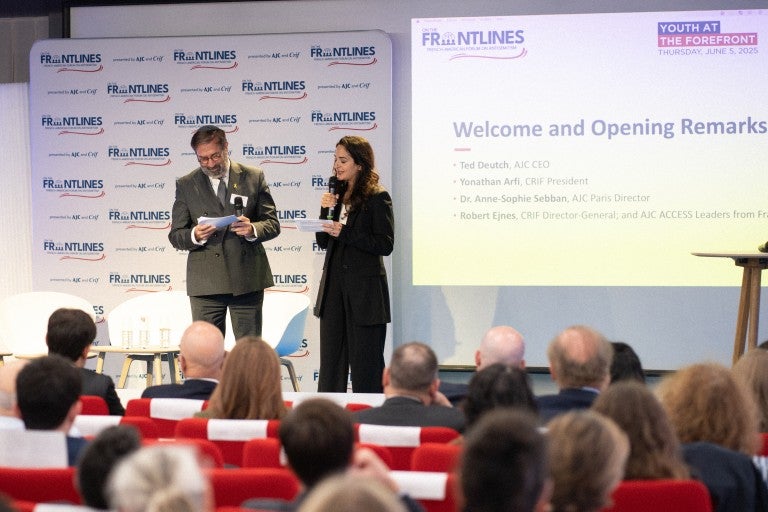 Robert Ejnes and AJC Paris's Anne-Sophie Sebban-Becache announces the Launch of a New Fulbright Program to Fight Antisemitism in France and the U.S. 