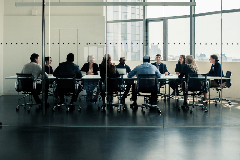 Photo of a conference room