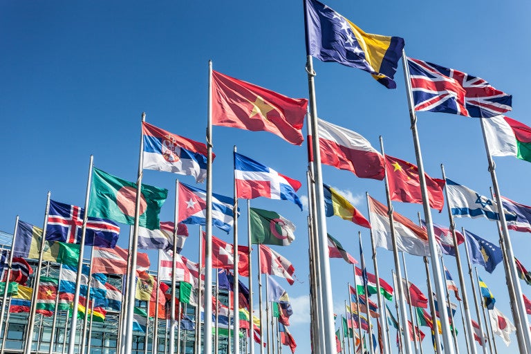 Photo of flags