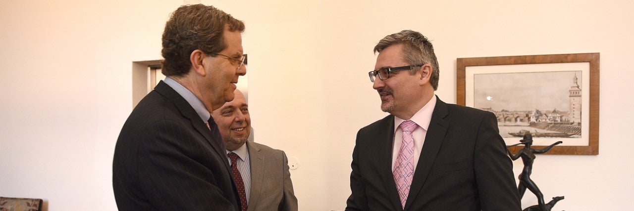 AJC Delegation Visits Lithuania After Opening of AJC Central Europe