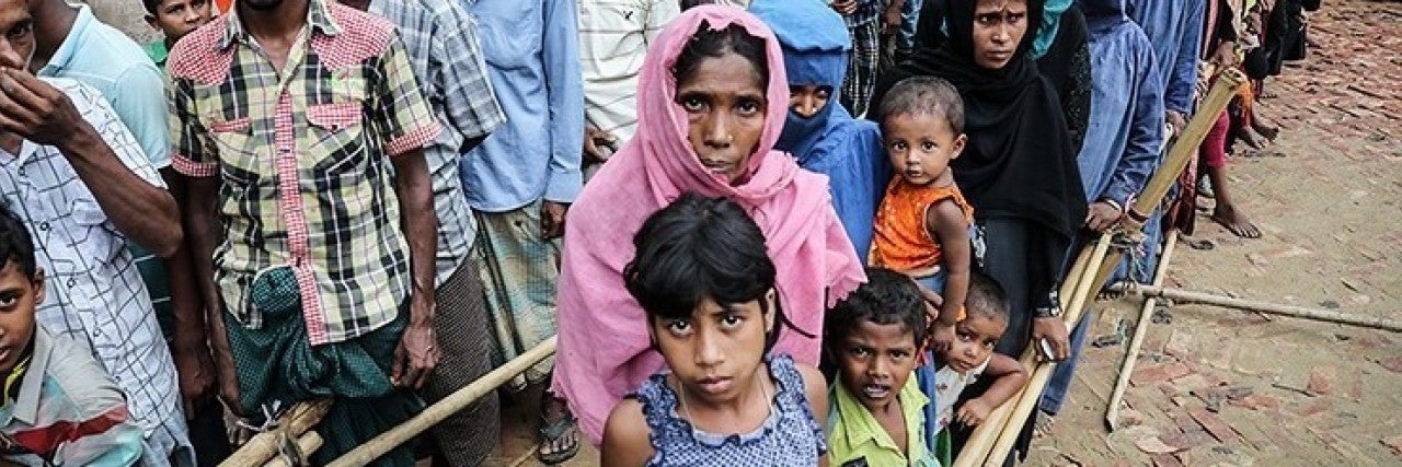 Photo of Rohingya refugees