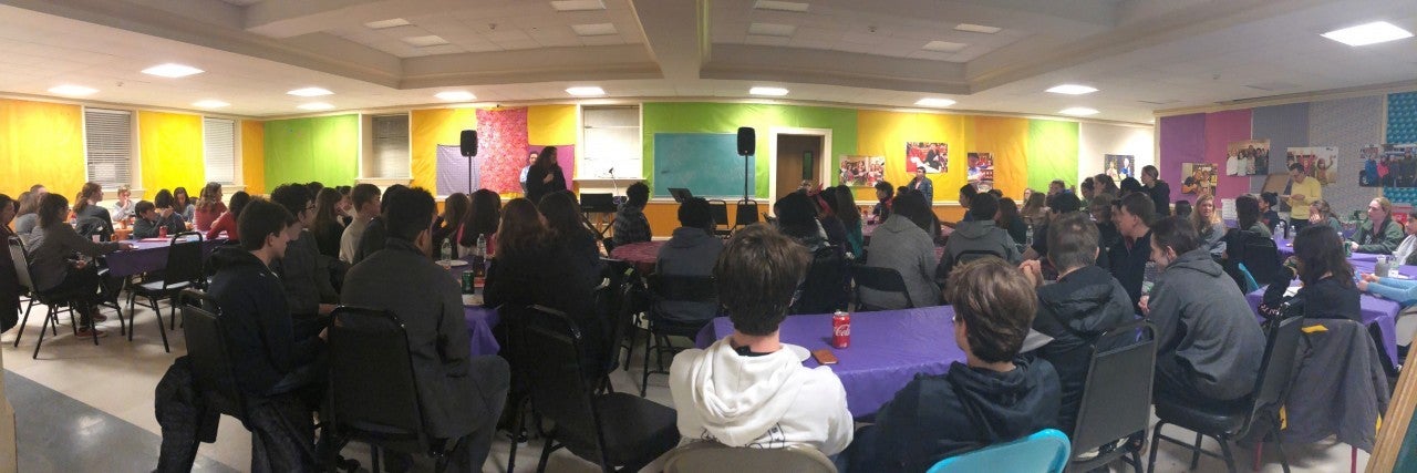 Photo of Dena Dubofsky at Maplewood event