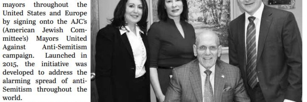 Westchester Jewish Life - Mayor Belmont to Join Mayors United Against Anti-Semitism 