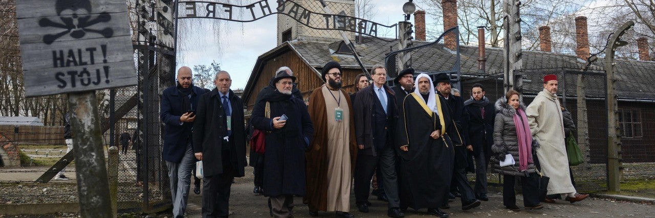 AJC and MWL leaders march together at Auschwitz