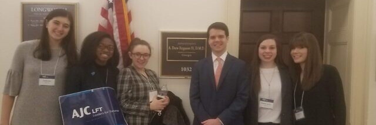 LFT students meet at the office of Georgia Congressman Drew Ferguson.