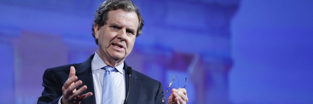 AJC CEO David Harris addresses AJC Global Forum.