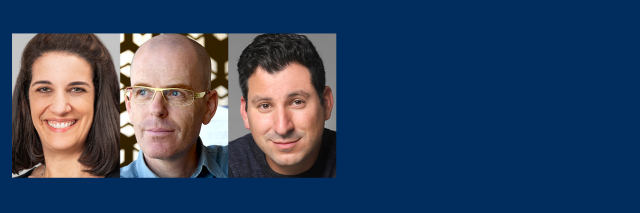 Dr. Laura Shaw Frank, Alon Friedman, and Dr. Noam Weissman