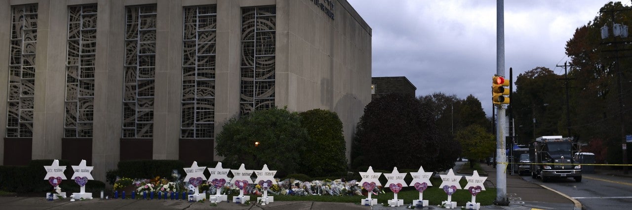 Photo taken outside Tree of Life Synagogue After Attack